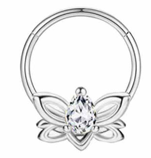 Circular Nasal Ring For Body Piercing Of Cartilage