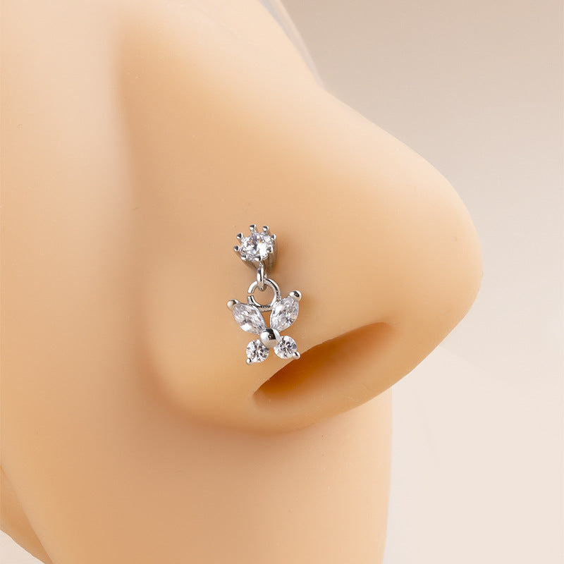 Fashionable And High-end Stainless Steel Nose Needle